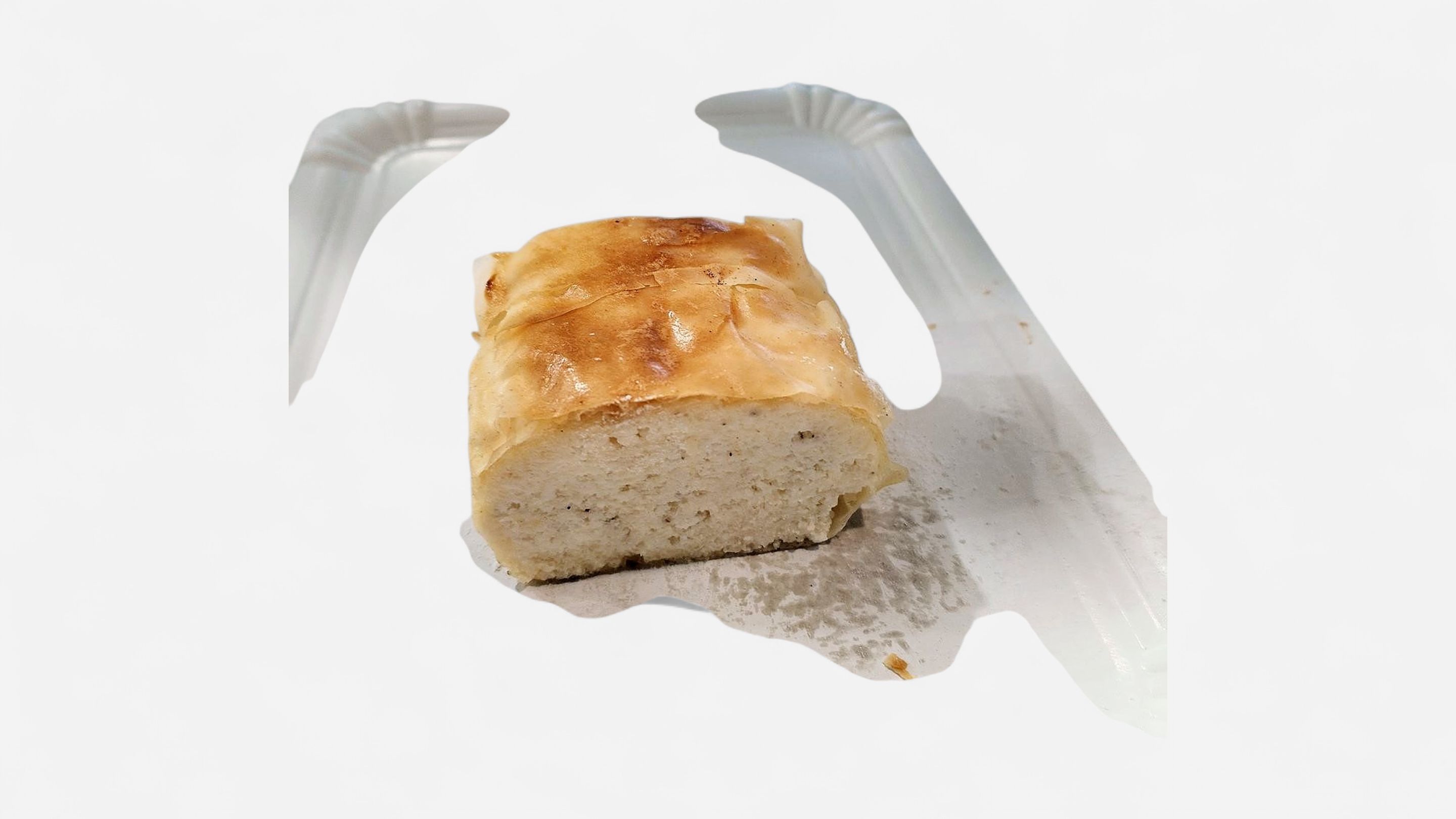 Cukormentes túrós rétes szelet