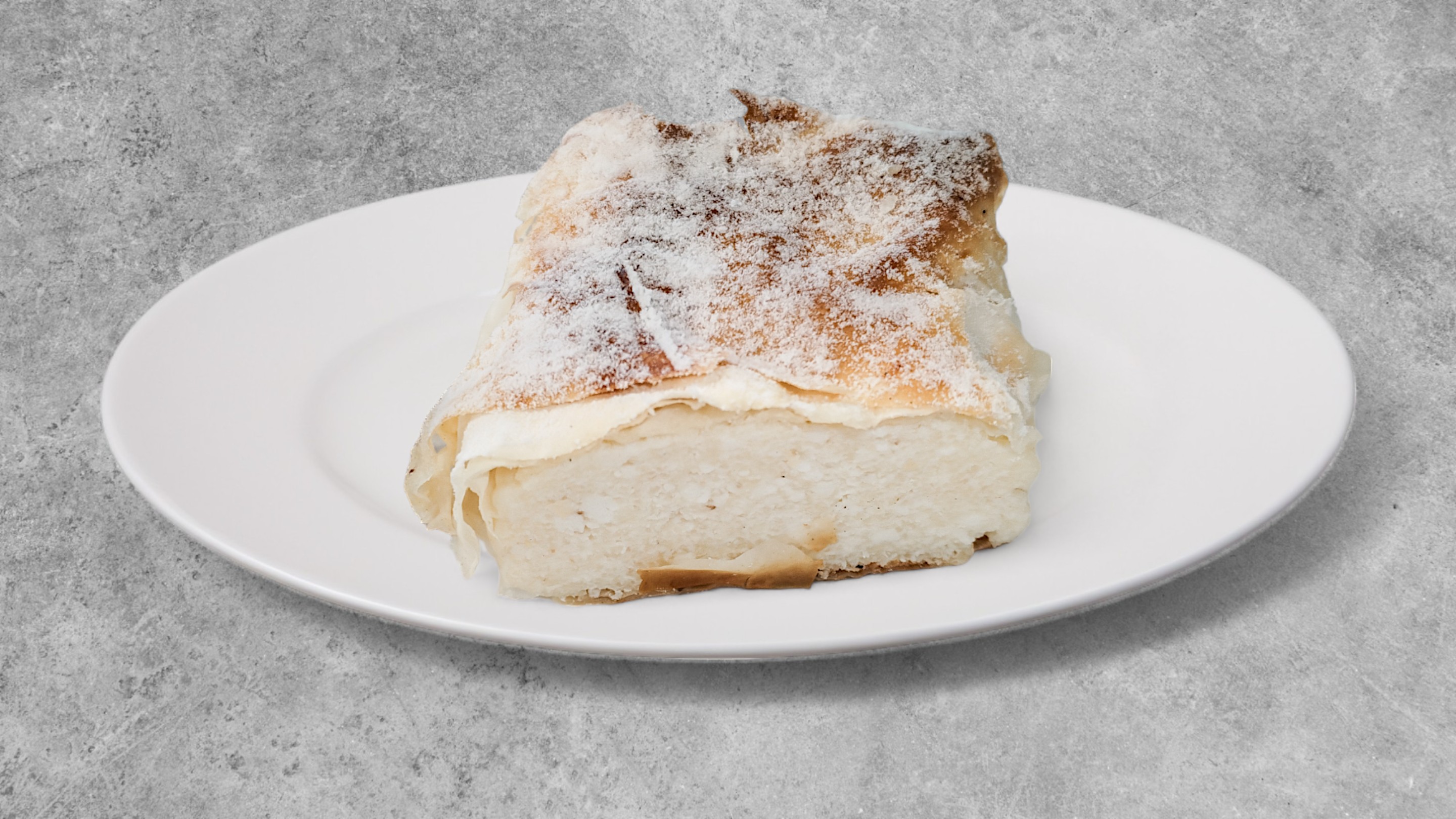 Túrós rétes szelet