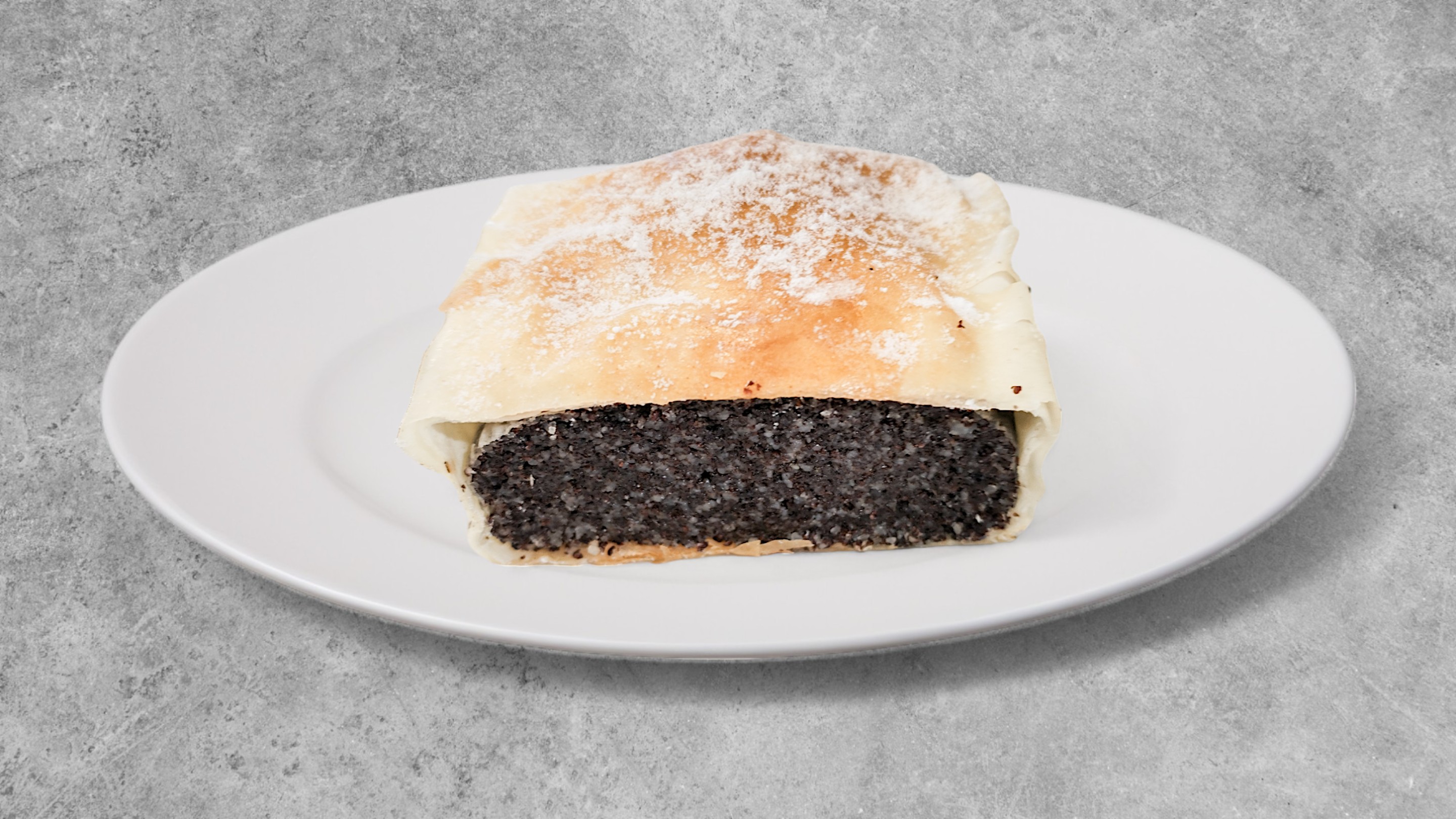 Mákos rétes szelet